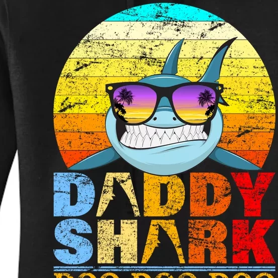 Funny Beach Daddy Shark Doo Women's Pullover Hoodie