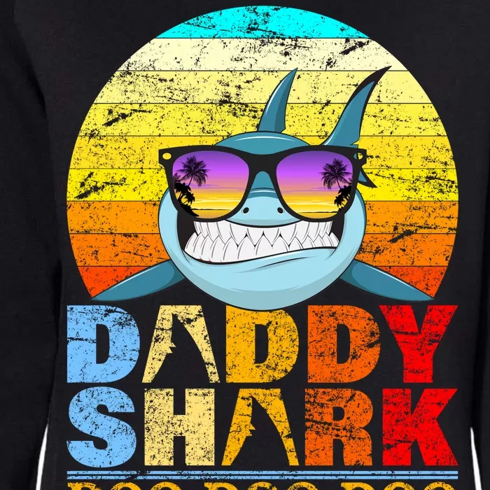 Funny Beach Daddy Shark Doo Womens California Wash Sweatshirt