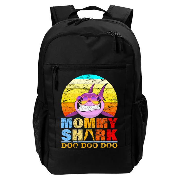 Funny Beach Mommy Shark Doo Daily Commute Backpack