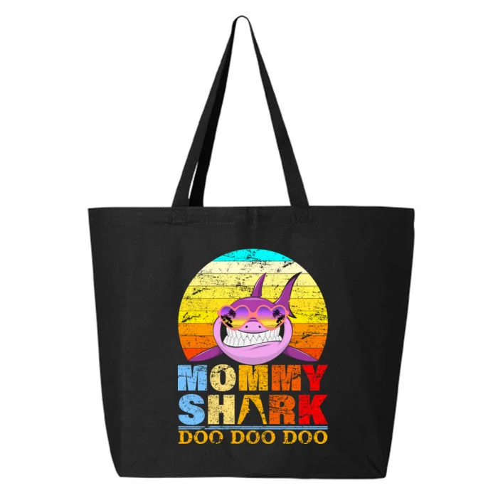 Funny Beach Mommy Shark Doo 25L Jumbo Tote