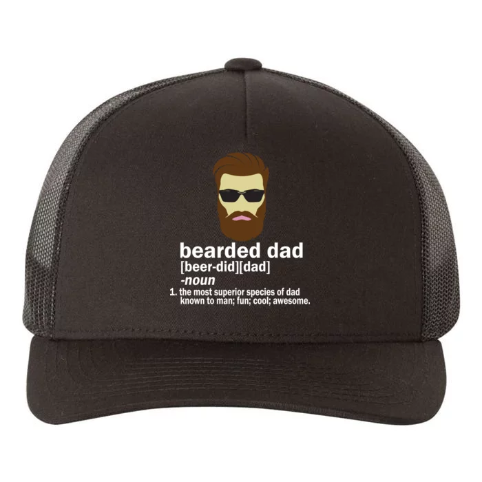 Funny Bearded Dad Definition Yupoong Adult 5-Panel Trucker Hat