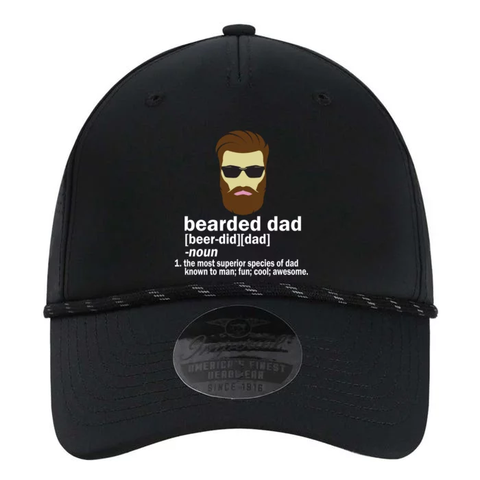 Funny Bearded Dad Definition Performance The Dyno Cap