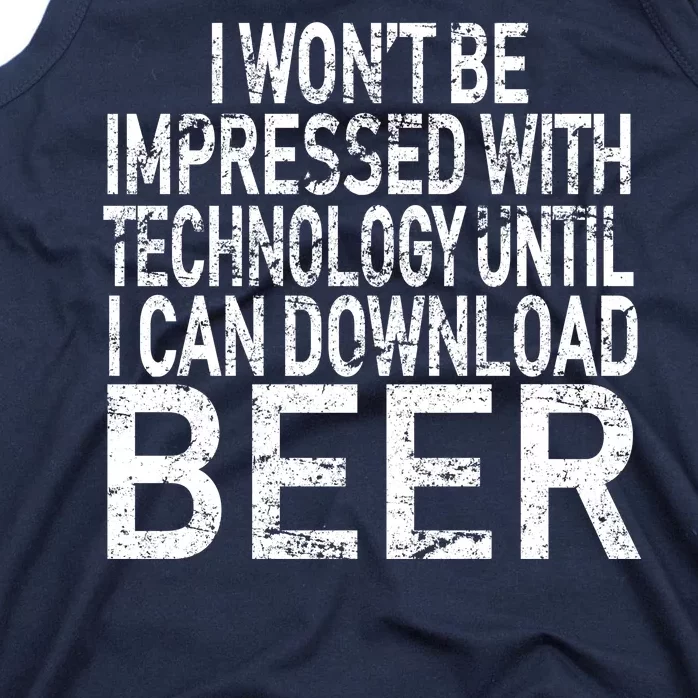 Funny Beer Drinker Tank Top