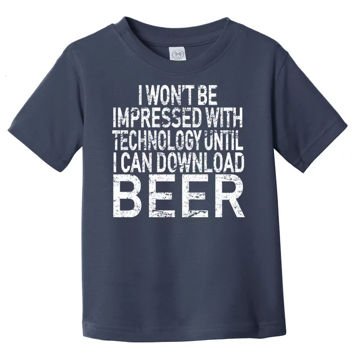 Funny Beer Drinker Toddler T-Shirt