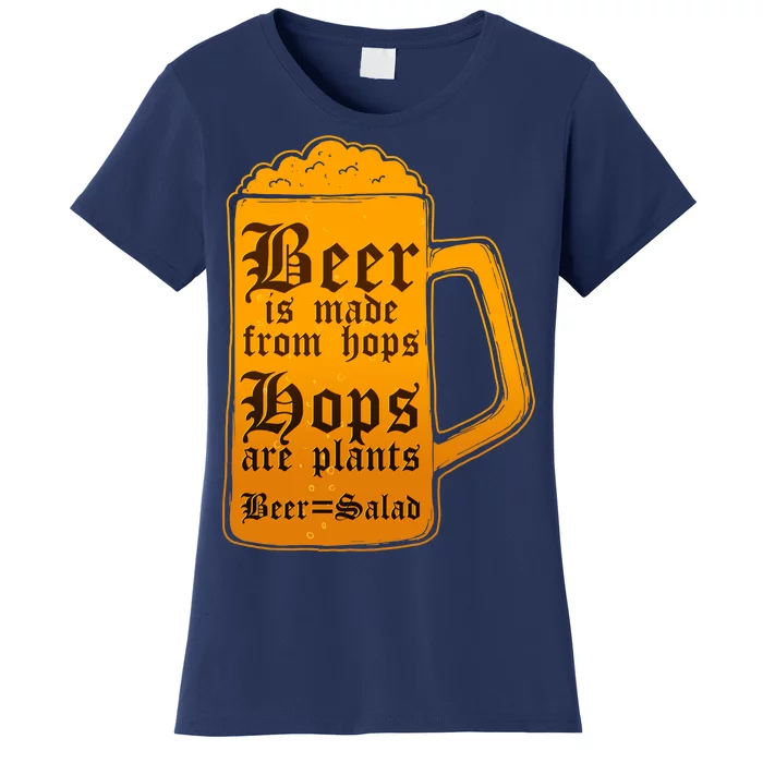 Funny Beer Equals Salad Women's T-Shirt