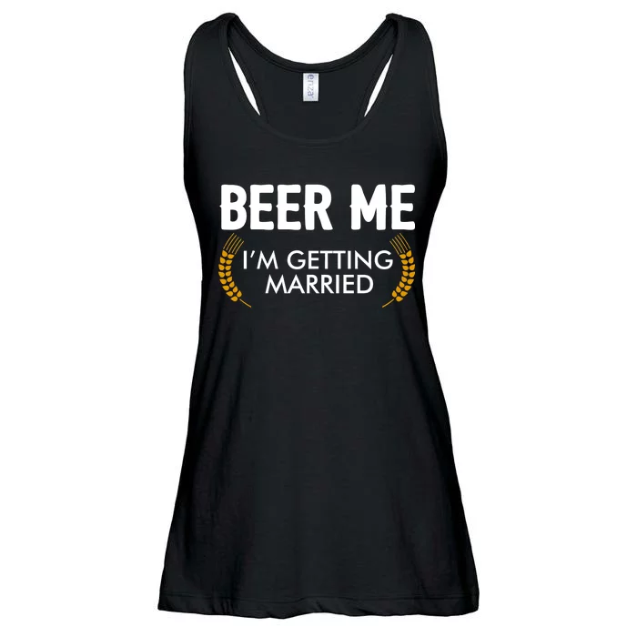 Funny Beer Me I'm Getting Married Ladies Essential Flowy Tank