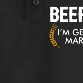 Funny Beer Me I'm Getting Married Dry Zone Grid Performance Polo