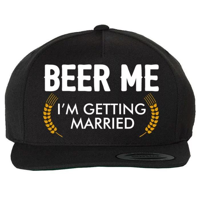 Funny Beer Me I'm Getting Married Wool Snapback Cap