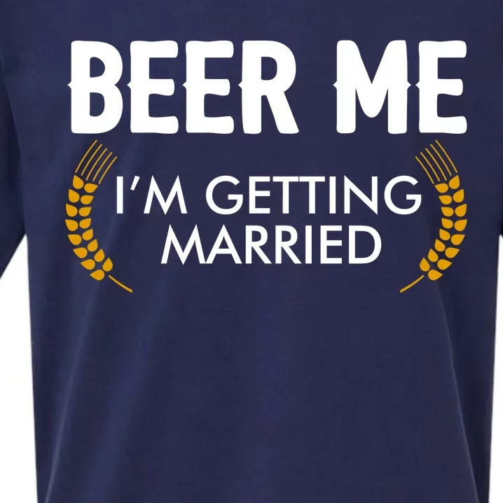 Funny Beer Me I'm Getting Married Sueded Cloud Jersey T-Shirt