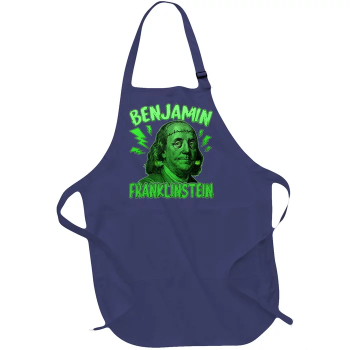 Funny Benjamin Franklinstein Full-Length Apron With Pocket