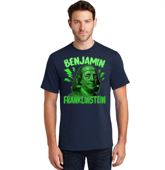 Funny Benjamin Franklinstein Tall T-Shirt