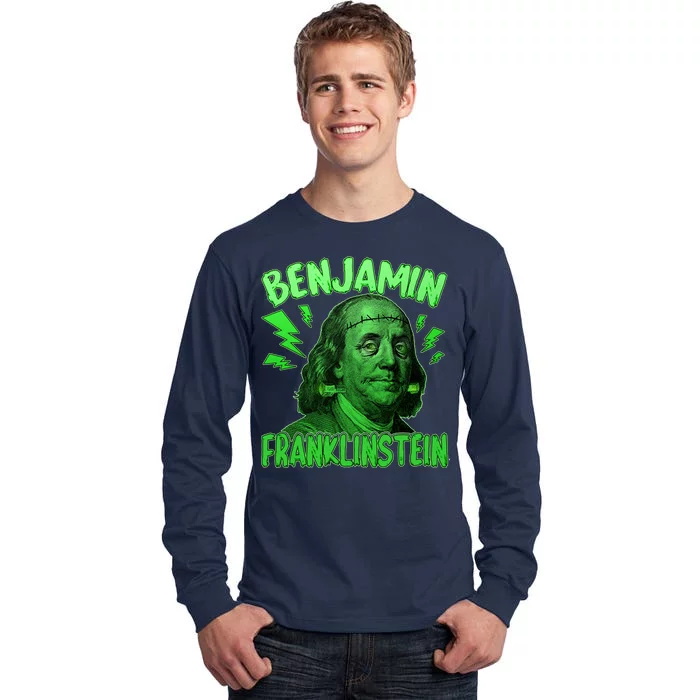 Funny Benjamin Franklinstein Tall Long Sleeve T-Shirt