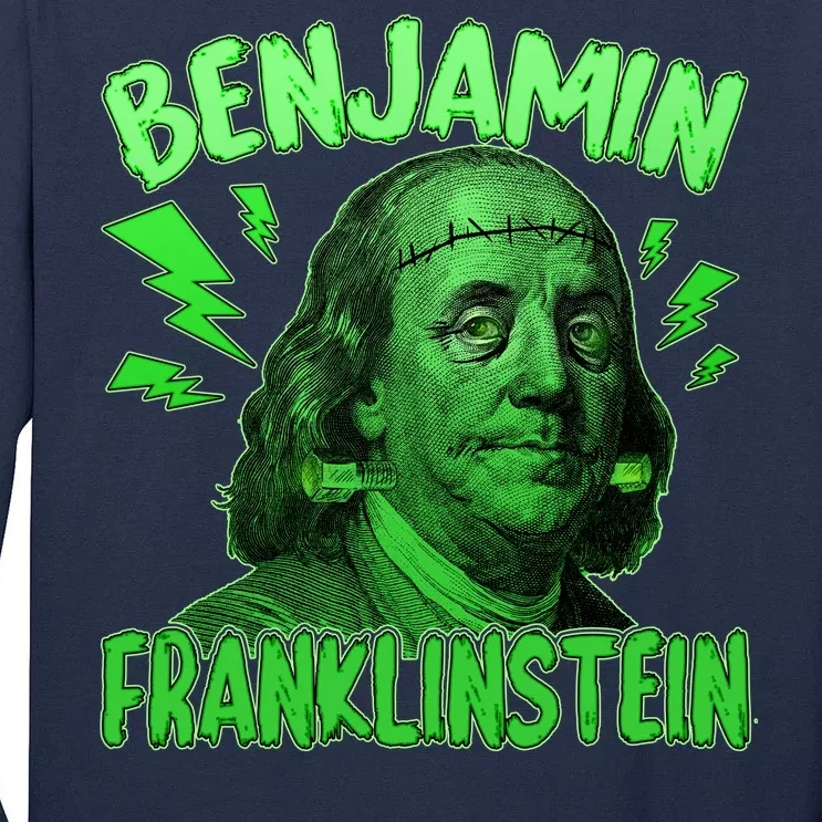 Funny Benjamin Franklinstein Tall Long Sleeve T-Shirt