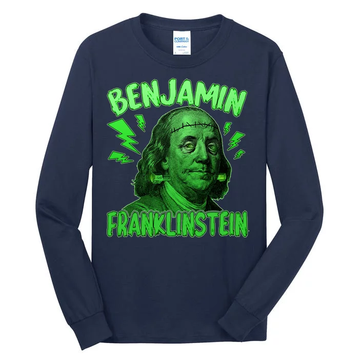 Funny Benjamin Franklinstein Tall Long Sleeve T-Shirt