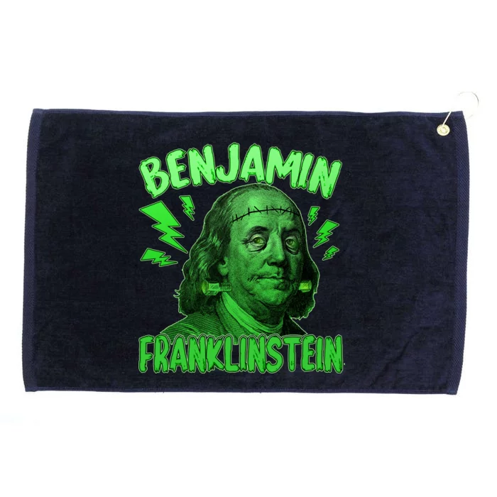 Funny Benjamin Franklinstein Grommeted Golf Towel