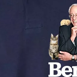 Funny Bernie Sanders Cats Softstyle Adult Sport Polo