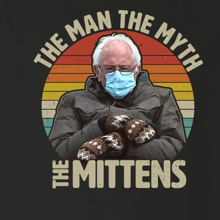 Funny Bernie Sanders Meme The Man The Myth The Mittens Toddler Long Sleeve Shirt