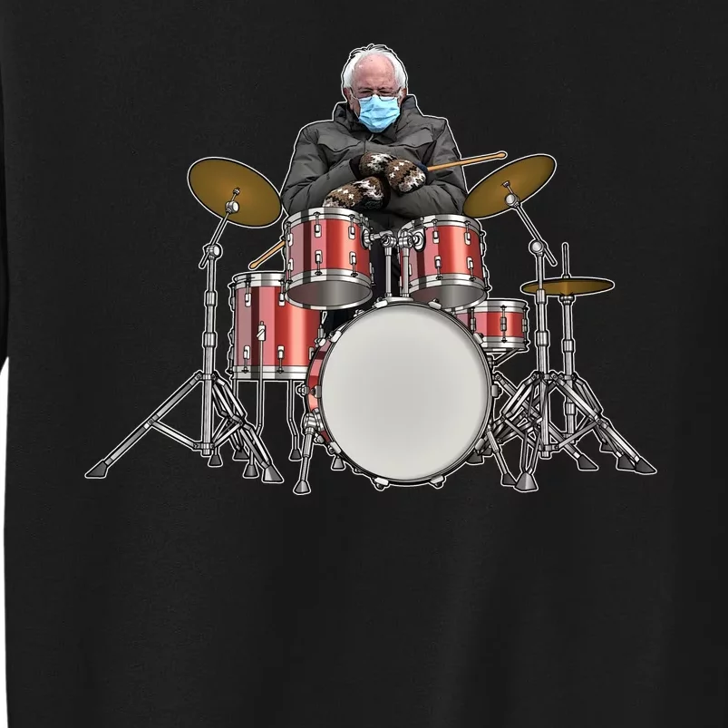 Funny Bernie Sanders Mittens Meme Drummer Sweatshirt