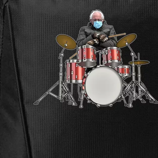 Funny Bernie Sanders Mittens Meme Drummer City Backpack