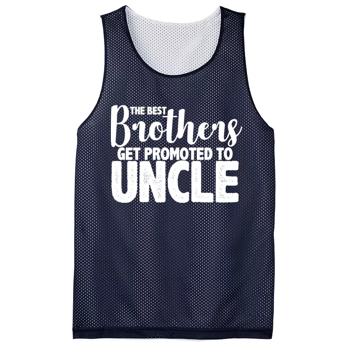 Funny Best Brothers Get Promoted To Uncle Mesh Reversible Basketball Jersey Tank