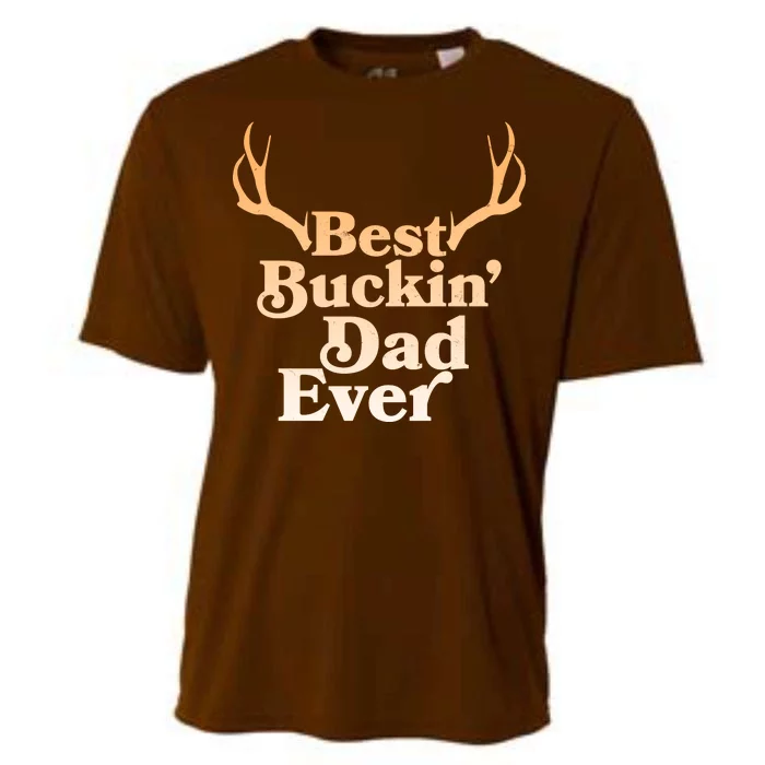 Funny Best Buckin Dad Ever Cooling Performance Crew T-Shirt