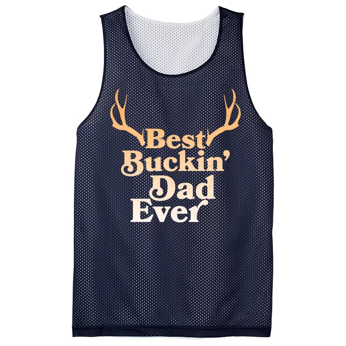 Funny Best Buckin Dad Ever Mesh Reversible Basketball Jersey Tank