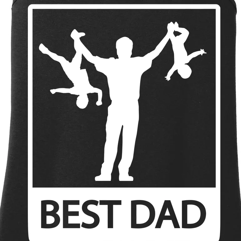 Funny Best Dad Ladies Essential Tank