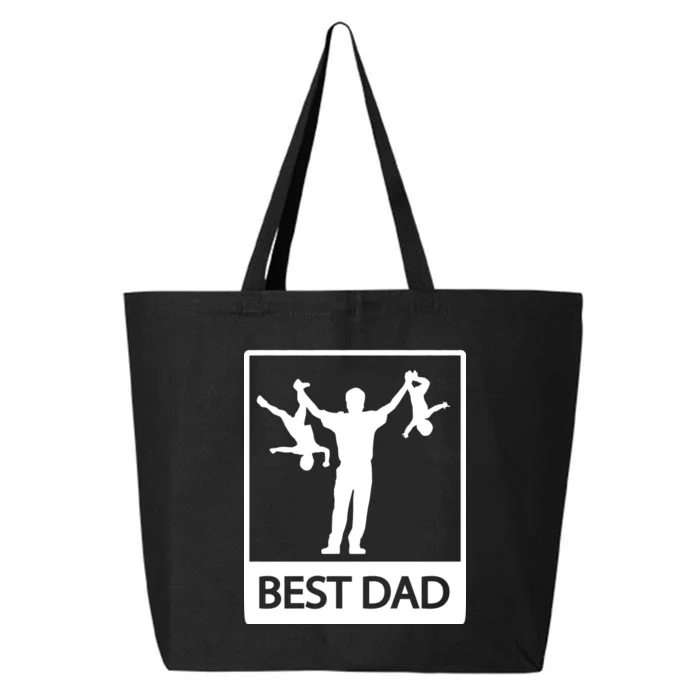 Funny Best Dad 25L Jumbo Tote