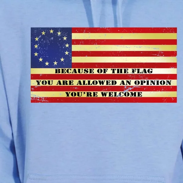 Funny Betsy Ross Original 13 Colony Flag Unisex Surf Hoodie