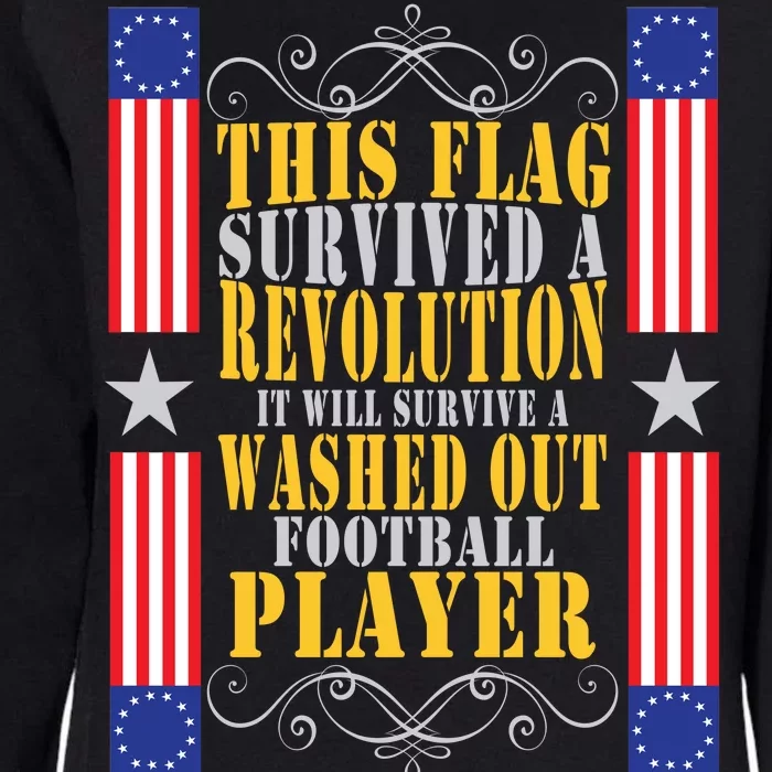 Funny Betty Ross Flag Survived The Revolution Womens California Wash Sweatshirt