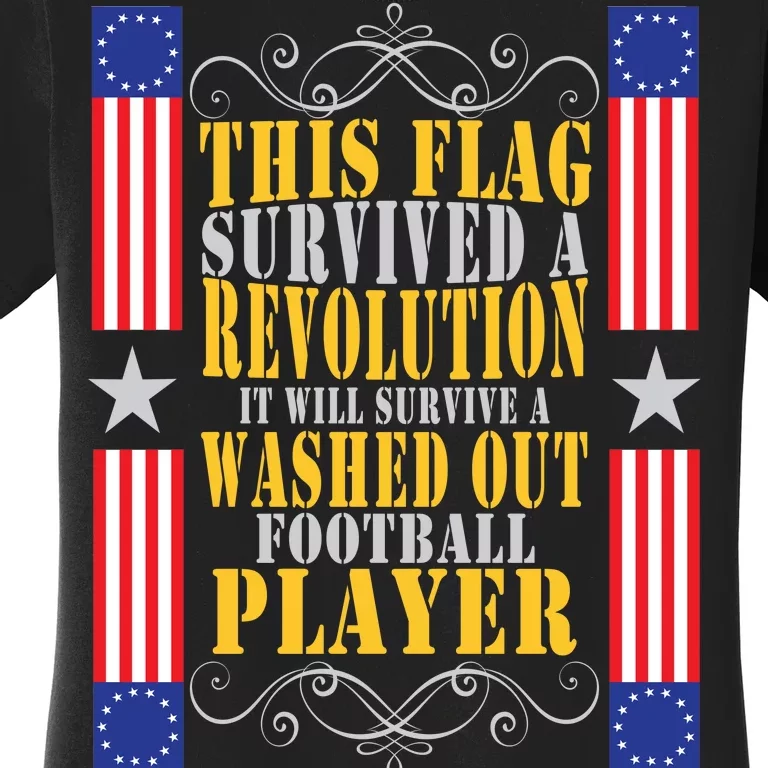 Funny Betty Ross Flag Survived The Revolution Women's T-Shirt