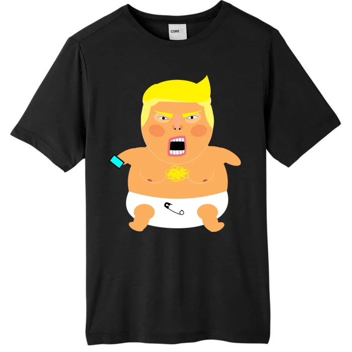 Funny Big Baby Trump ChromaSoft Performance T-Shirt