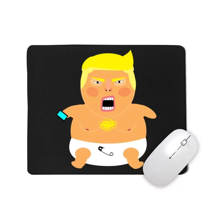 Funny Big Baby Trump Mousepad