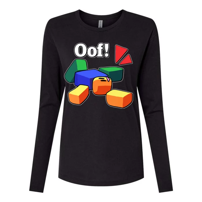 Funny Blox Noob Gamer Funny Womens Cotton Relaxed Long Sleeve T-Shirt