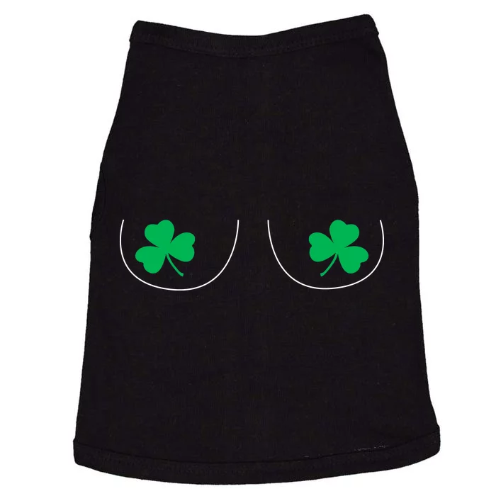 Funny Boob Novelty Shamrocks Doggie Tank