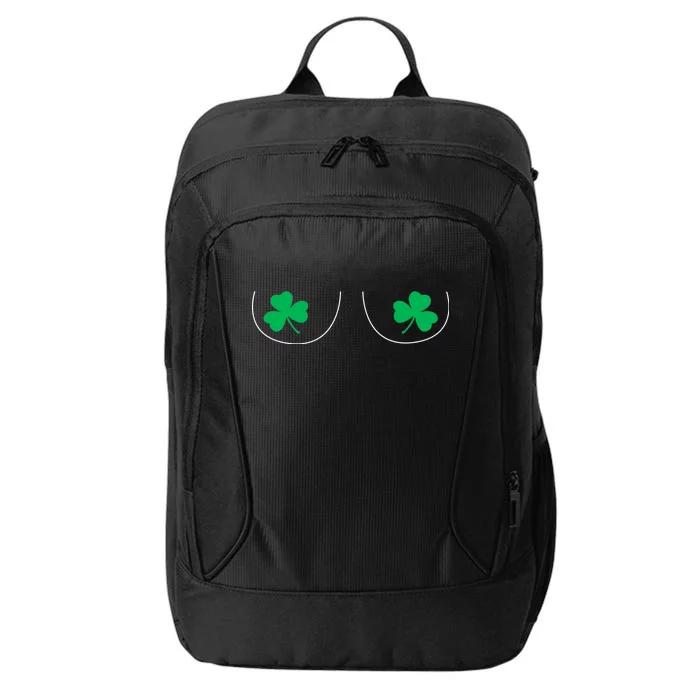 Funny Boob Novelty Shamrocks City Backpack