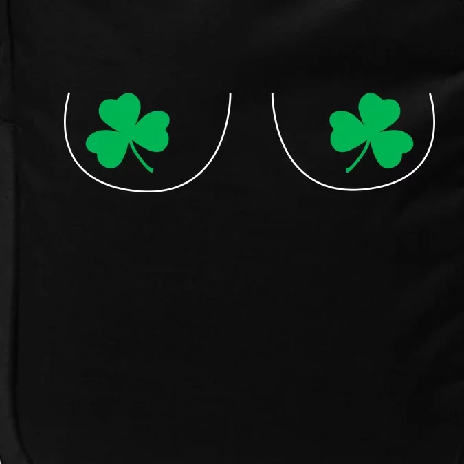 Funny Boob Novelty Shamrocks Impact Tech Backpack