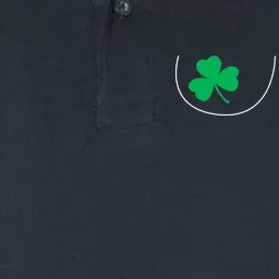 Funny Boob Novelty Shamrocks Softstyle Adult Sport Polo