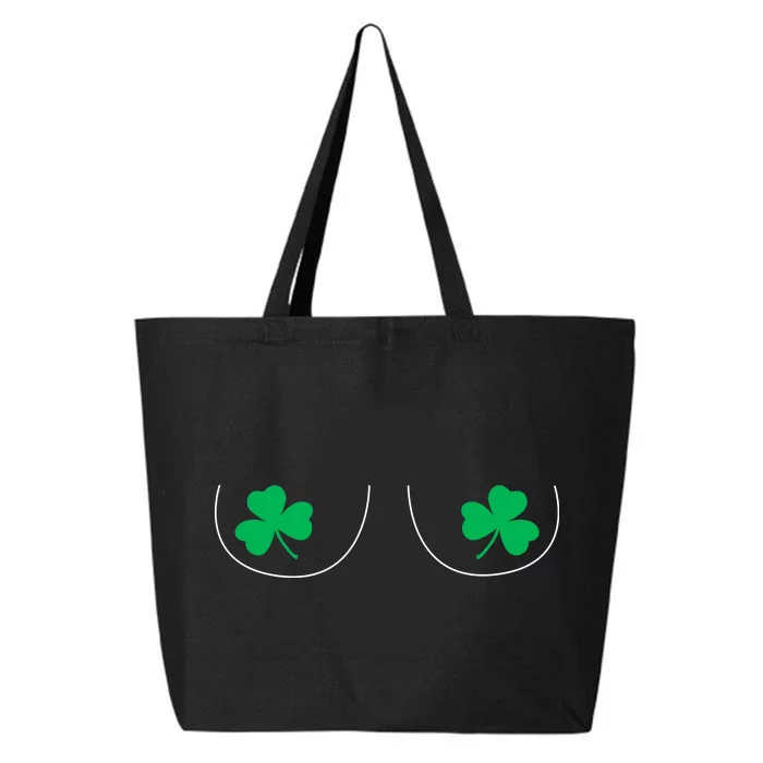 Funny Boob Novelty Shamrocks 25L Jumbo Tote