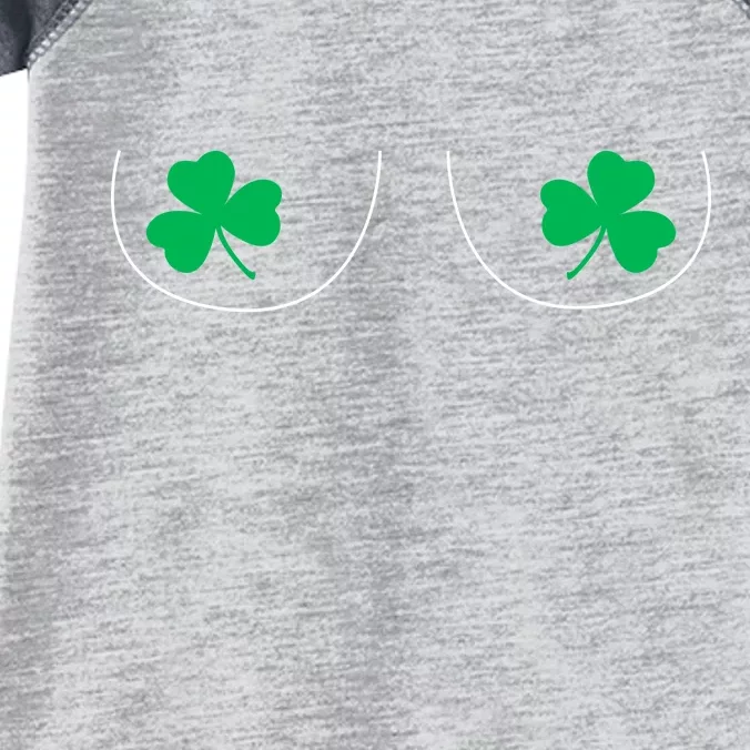 Funny Boob Novelty Shamrocks Infant Baby Jersey Bodysuit