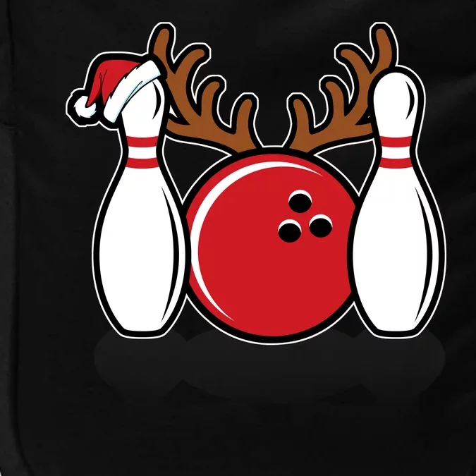 Funny Bowling Christmas Impact Tech Backpack