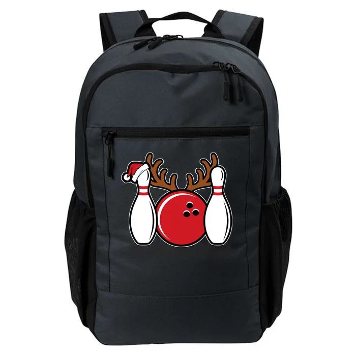 Funny Bowling Christmas Daily Commute Backpack