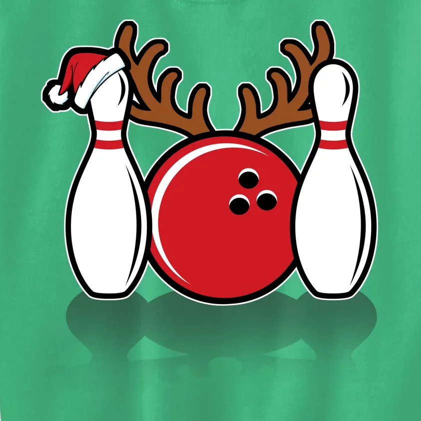 Funny Bowling Christmas Kids Sweatshirt