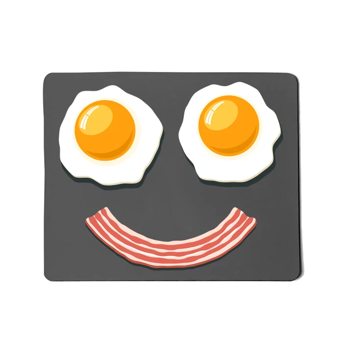 Funny Breakfast Bacon and Eggs Mousepad