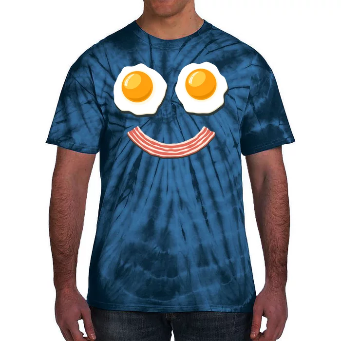 Funny Breakfast Bacon and Eggs Tie-Dye T-Shirt