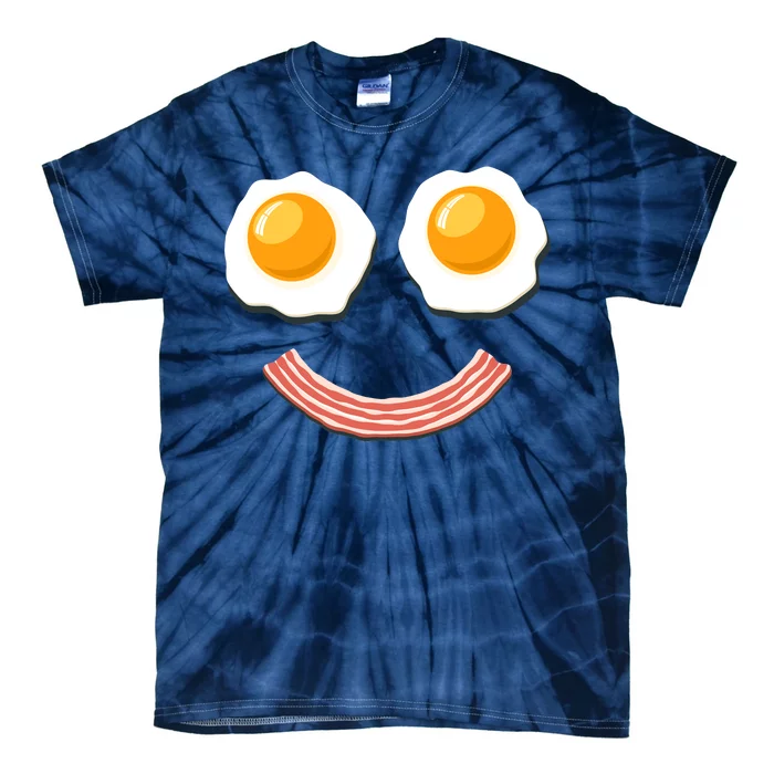 Funny Breakfast Bacon and Eggs Tie-Dye T-Shirt