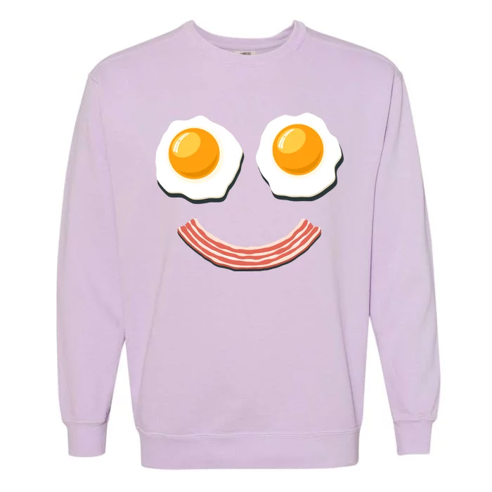 Funny Breakfast Bacon and Eggs Garment-Dyed Sweatshirt