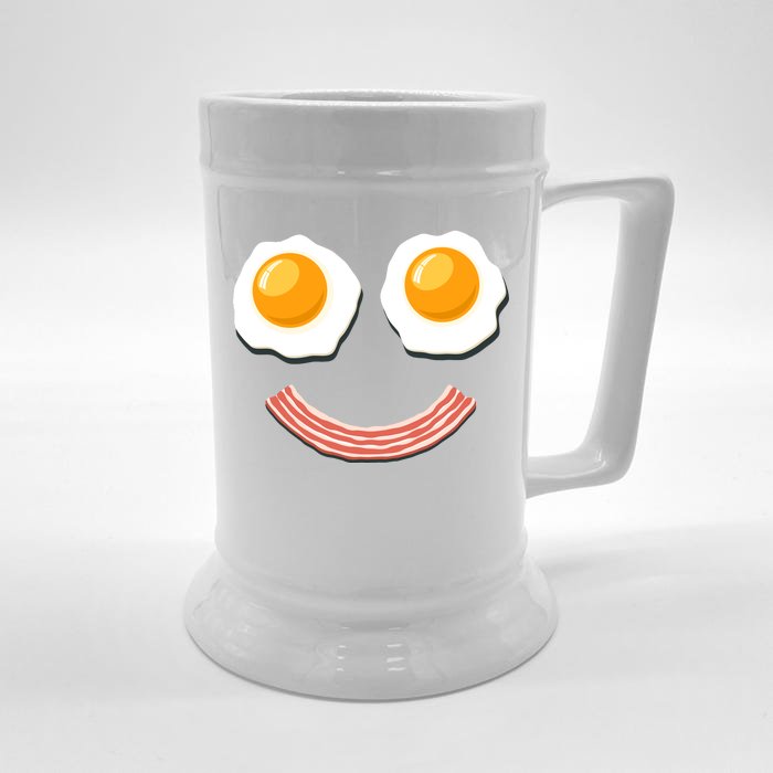 Funny Breakfast Bacon and Eggs Front & Back Beer Stein