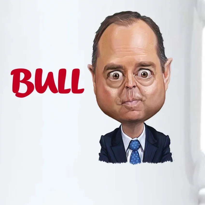 Funny Bull Schiff Meme Adam Schiff Black Color Changing Mug