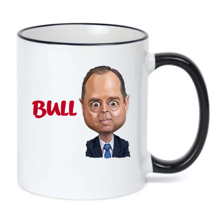 Funny Bull Schiff Meme Adam Schiff Black Color Changing Mug